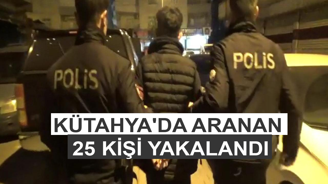 Aranan şahıslar Polisten kaçamadı