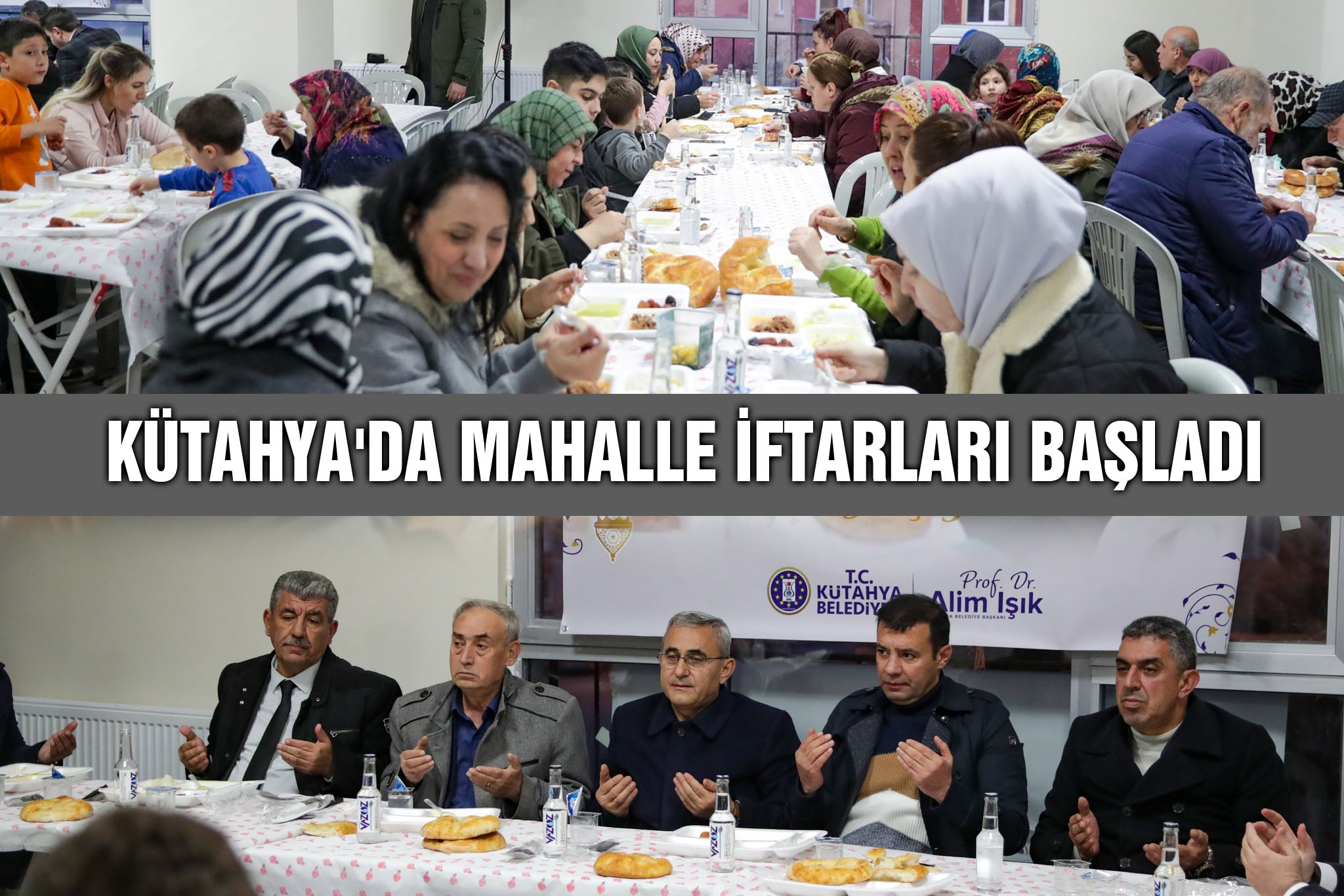 Kütahya Belediyesi mahalle iftarları başladı