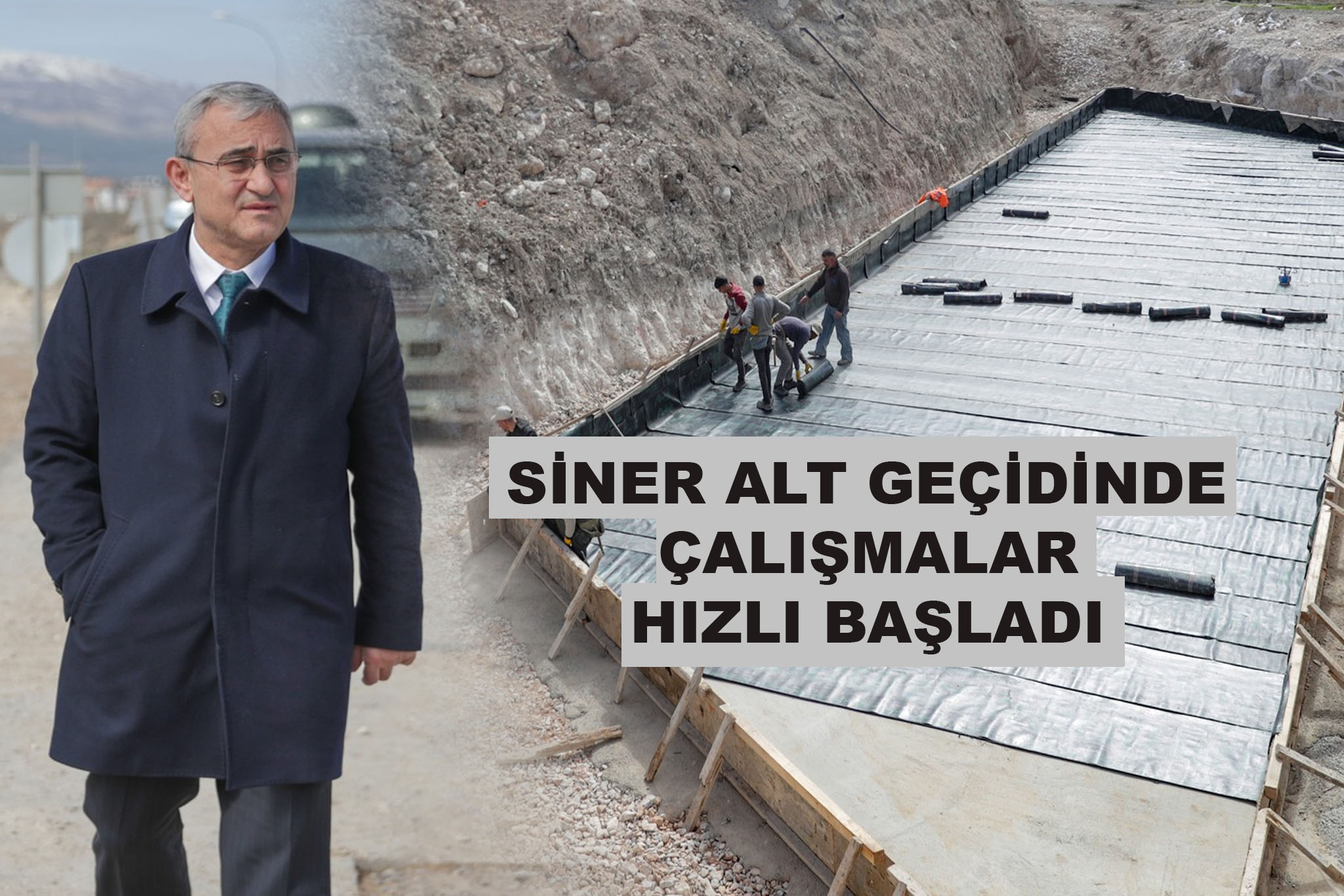 Siner Mahallesine 33 metre uzunluğunda alt geçit 