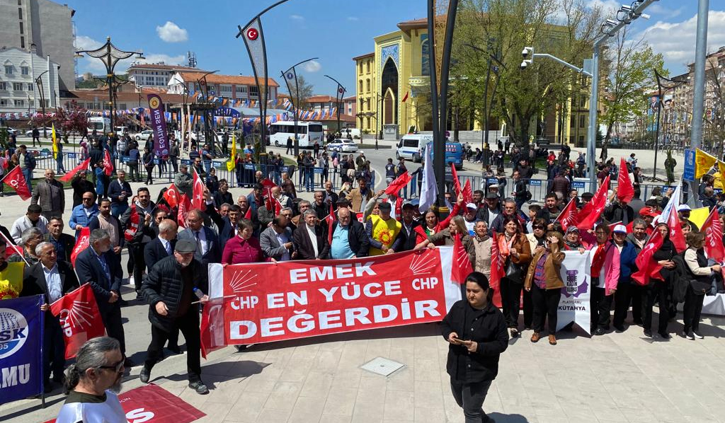 1 Mayıs Kütahya'da kutlandı