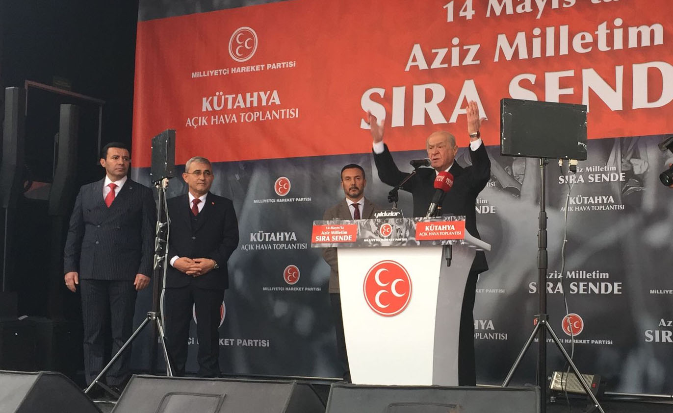 MHP Genel Başkanı Devlet Bahçeli Kütahya mitinginde konuştu