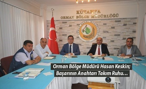 Orman Bölge Müdürü Hasan Keskin göreve başladı