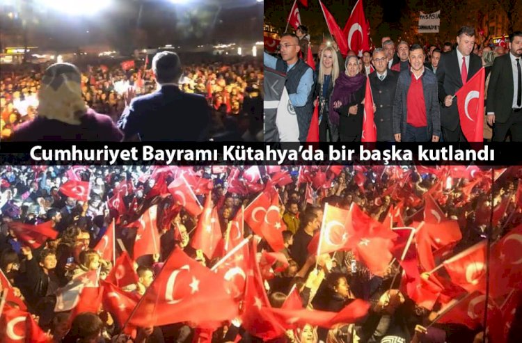 Cumhuriyet Bayramı Kütahya’da bir başka kutlandı.