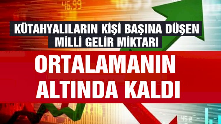 Kütahya'da kişi başı gelir 7 bin 215 dolar