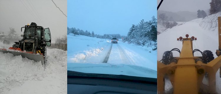 Özel İdare kapalı köy yolu bırakmadı