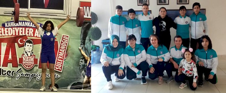 Kütahya Belediyespor Haltercileri madalyalarla döndü