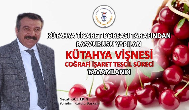 KÜTAHYA VİŞNESİ COĞRAFİ İŞARET SÜRECİ TAMAMLANDI