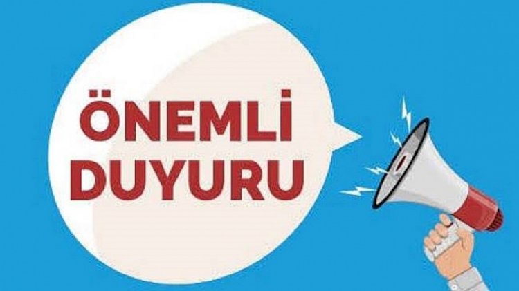 Kütahya Belediyesinden önemli duyuru