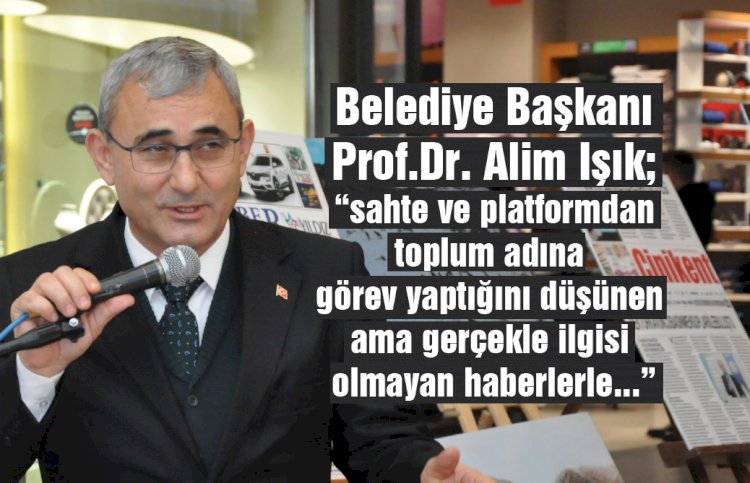 Alim Işık'tan gerçek haber ve gerçek haberci açıklaması