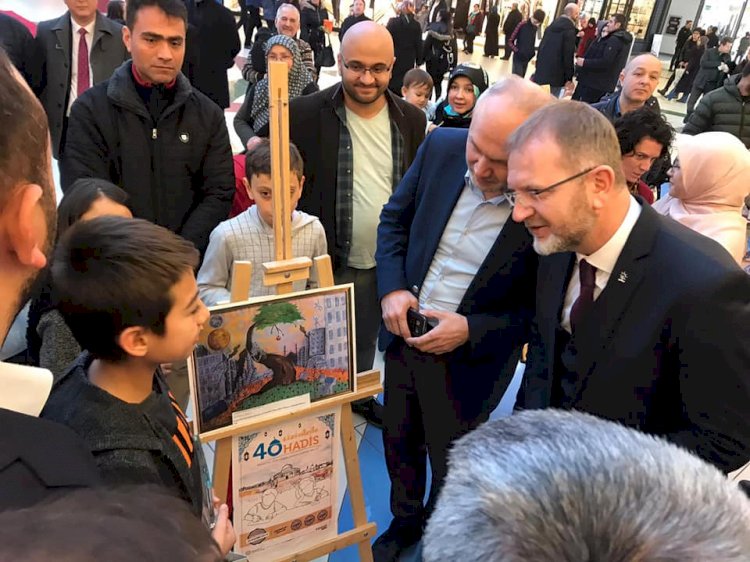 Çizimlerle 40 Hadis yarışmasında ödül ve sergi günü