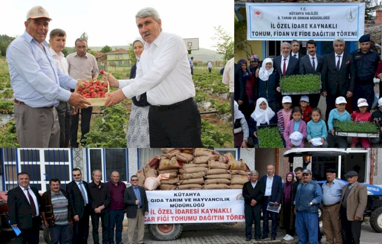 ÖZEL İDARE DESTEKLERİ ÇİFTÇİNİN YÜZÜNÜ GÜLDÜRDÜ.