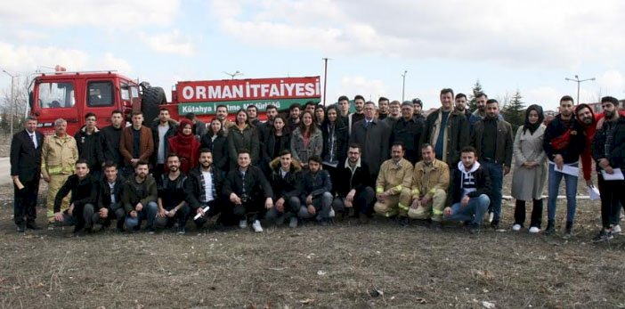 Üniversite Öğrencileri  Orman Yangınları İle Mücadele Gönüllüsü oldu