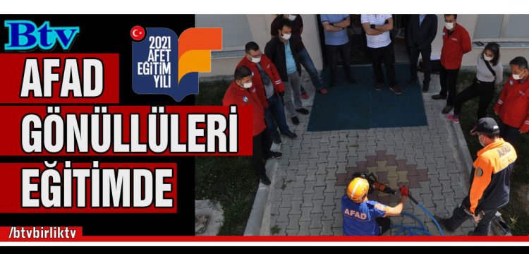 AFAD Gönülllülerine eğitim