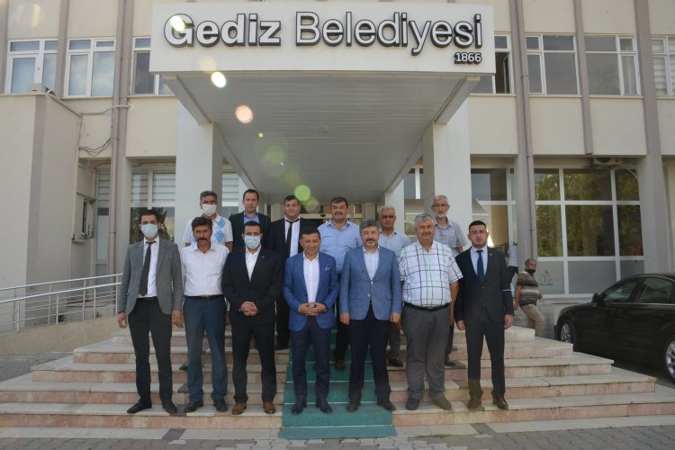 MHP'DEN, GEDİZ BELEDİYE BAŞKANI AKÇADURAK’A ZİYARET