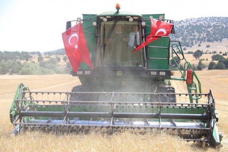 Çavuşçiftliği Köyü’nde hasat bayramı