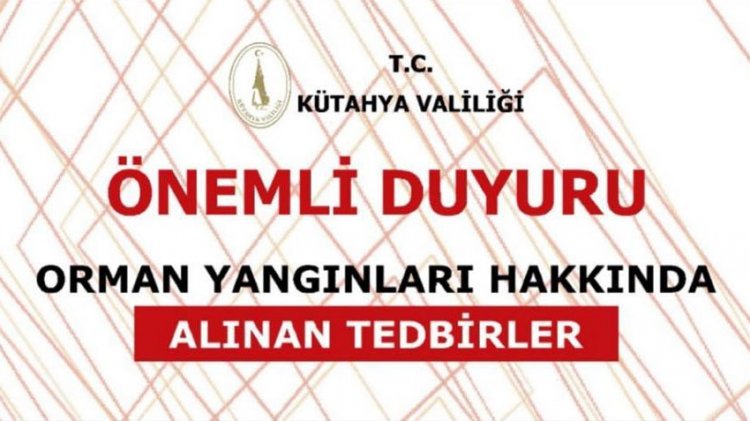 Orman Yangınlarıyla Mücadele Komisyon Kararları Açıklandı