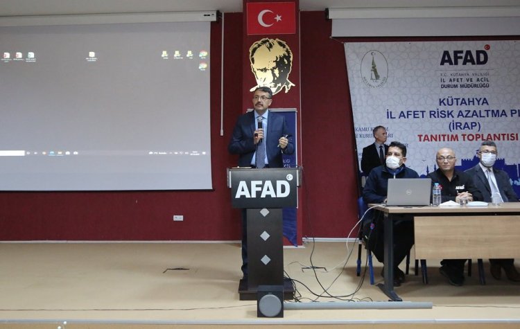 Kütahya İl Afet Risk Azaltma Planı tanıtıldı