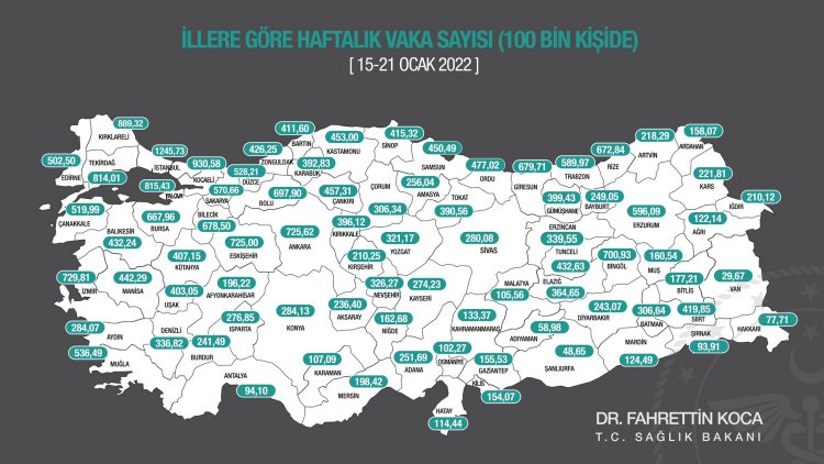 Kütahya’da Koronavirüs vaka sayısı yükseliyor