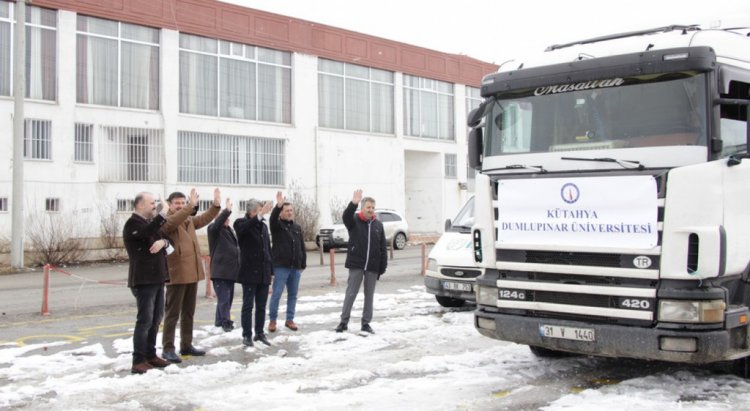 DPÜ’nün Yardım Tırı İdlib’e Uğurlandı