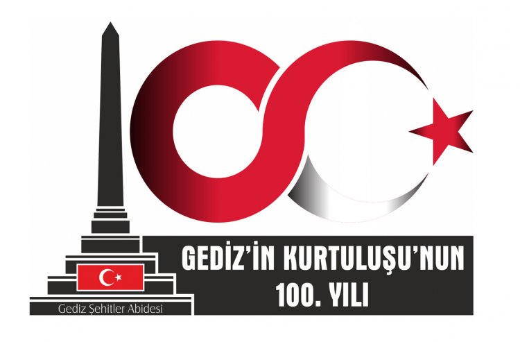 GEDİZ’İN DÜŞMAN İŞGALİNDEN KURTULUŞU’NUN 100. YILINA ÖZEL LOGO