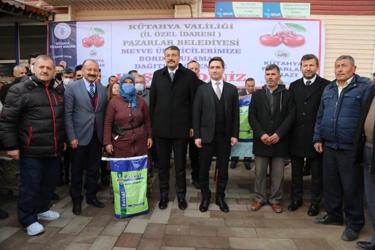 672 üreticiye bordo bulamacı dağıtıldı