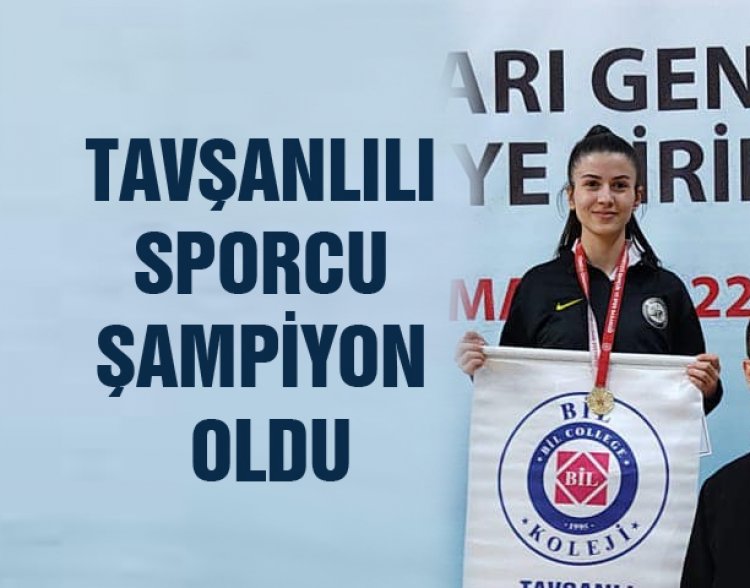 KARATEDE TÜRKİYE ŞAMPİYONU TAVŞANLI'DAN