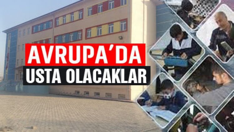 Kütahya Mesleki Eğitim Merkezi Öğrencileri Avrupa'da Staj Yapacak