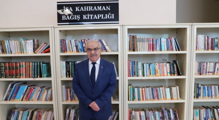 İsa Kahraman’dan DPÜ’ye 1091 Kitap Bağışı