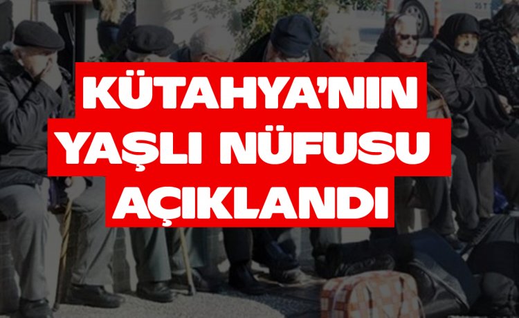 Kütahya'da yaşlı nüfus 80 bin 370 oldu