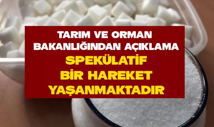 Tarım Bakanlığı'ndan şeker ve ayçiçek yağı açıklaması