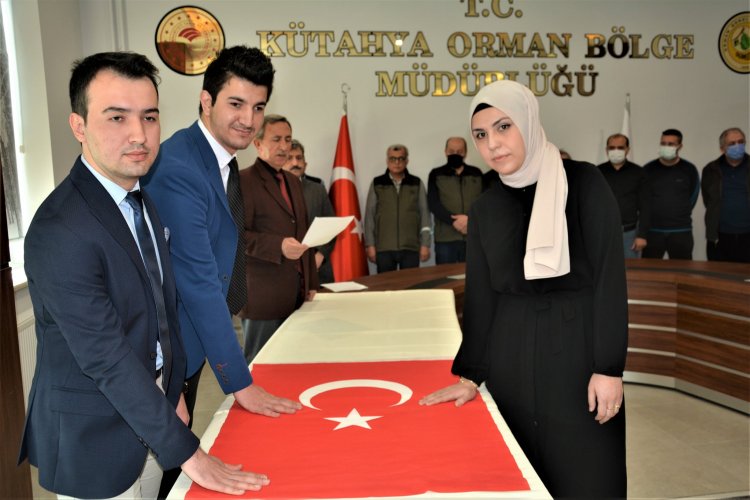 Orman Bölge Müdürlüğünde Görev Yapan Aday Memurlar Yemin Etti