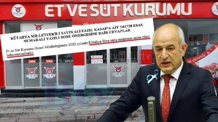 Et ve Süt Kurumu'nun Kütahya'da mağaza açma planı yok