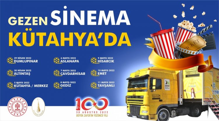 Kütahya’da 'Gezen Sinema Günleri' başlıyor