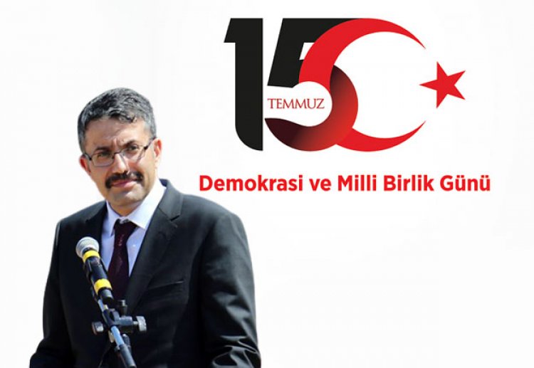 Kütahya Valisi Ali Çelik’ten “15 Temmuz Demokrasi ve Milli Birlik Günü” mesajı 