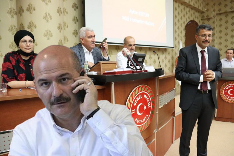 Süleyman Soylu, Meclis Toplantısına  telefonla katıldı