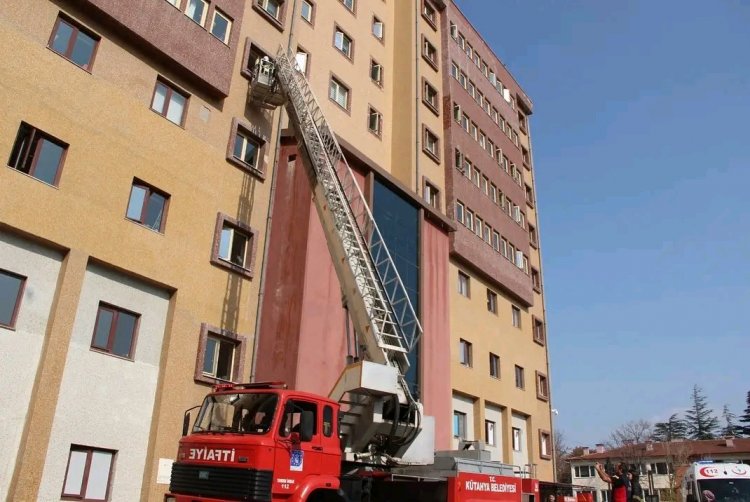 Kırmızı Kod Fiili Yangın Tatbikatı Gerçeği Aratmadı