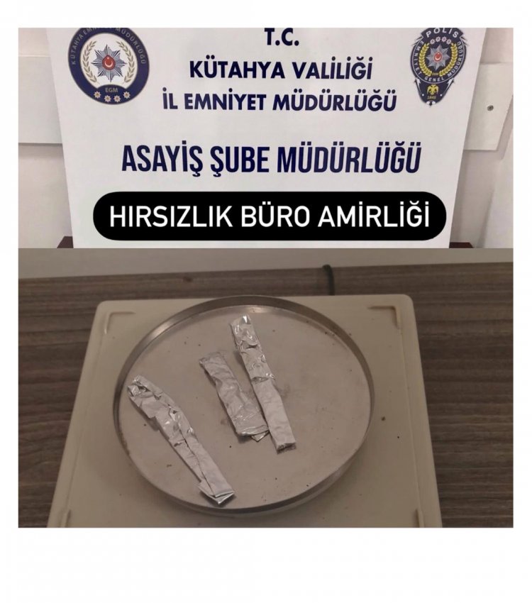 Kütahya'da polis uyuşturucuya geçit vermiyor