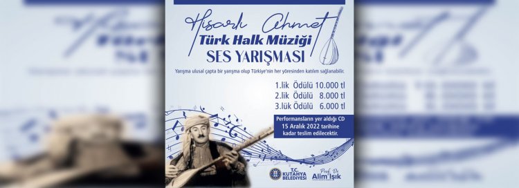 Kütahya'da ses yarışması düzenlenecek