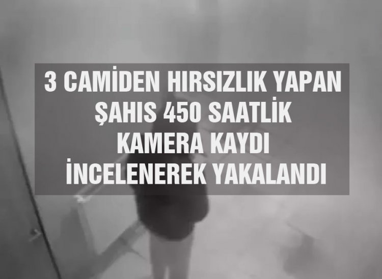 Camilere dadanan hırsız tutuklandı