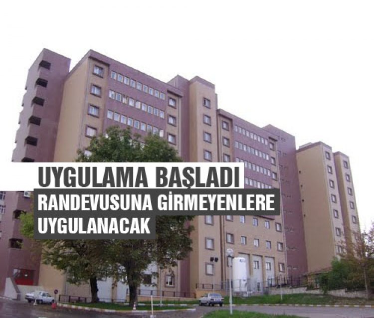 Randevuya gitmeyene 15 gün randevu yok