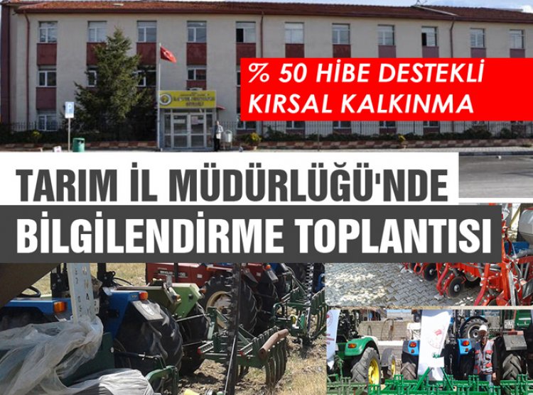 Projesi olan çiftçi bu toplantıyı kaçırmasın