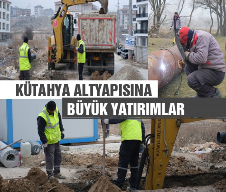 ALTYAPI YATIRIMLARI HIZ KESMİYOR