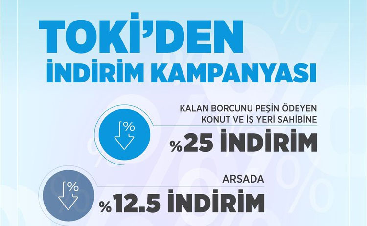 TOKİ’den yeni indirim kampanyası